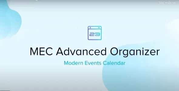 Advanced Organizer Addon - Modern Events Calendar