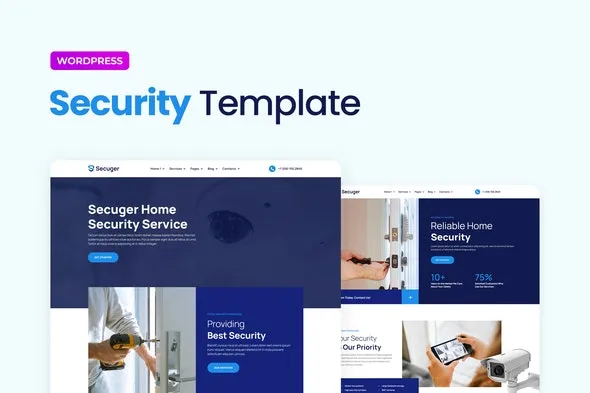 Secuger – Home Security Elementor Pro Template Kit