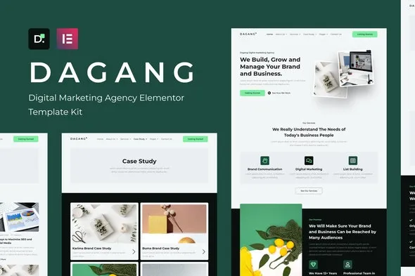 Dagang - Digital Marketing Agency Elementor Template Kit