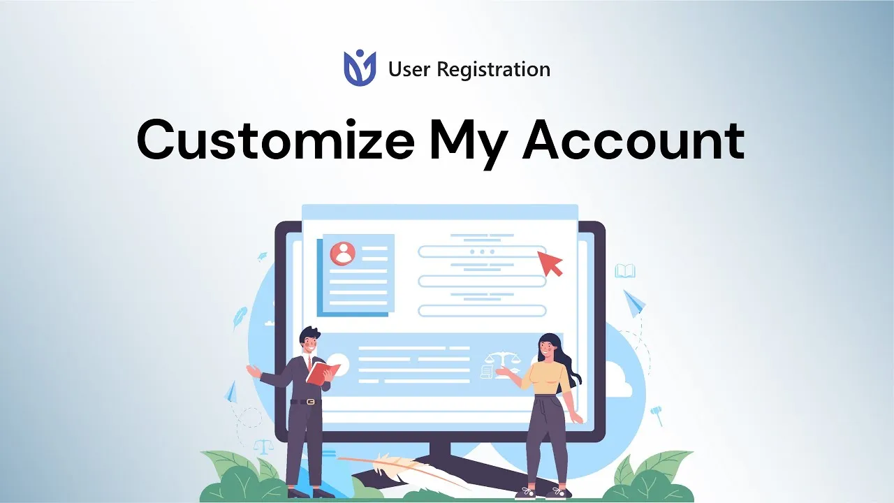 User Registration Customize My Account Add-on