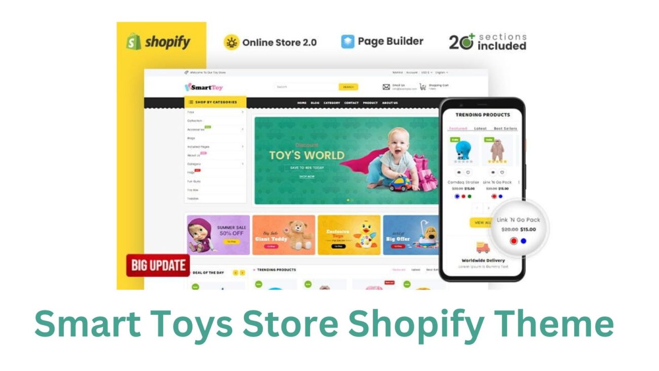 Smart Toys Store Shopify Theme