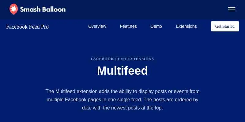 Custom Facebook Feed Pro Multifeed Extension - Smash Balloon