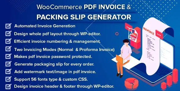 WooCommerce PDF Invoice & Packing Slip with Credit Note