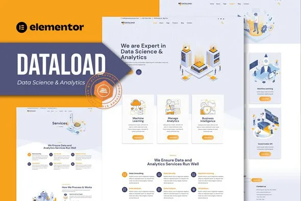 Dataload - Data Science & Analytics Elementor Template Kit