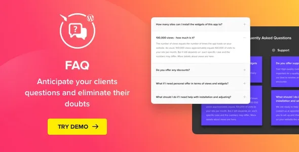 Accordion FAQ - WordPress FAQ Plugin by Elfsight