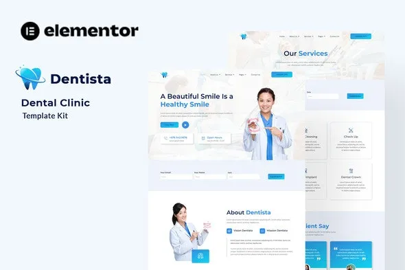 Dentista - Dental Clinic Elementor Template Kit