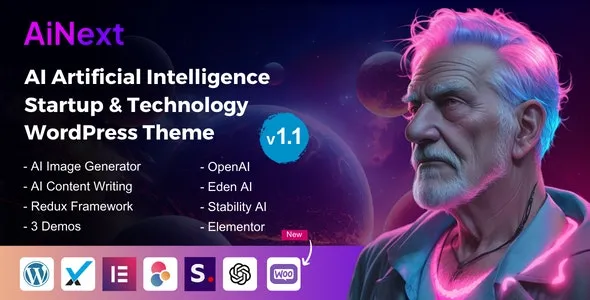 AiNext - AI Agency & Startup WordPress Theme