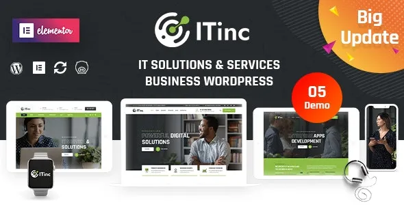 ITInc - Technology & IT Solutions WordPress Theme