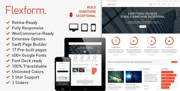 Flexform - Retina Responsive Multi-Purpose Theme