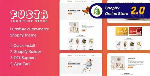 Fusta - Furniture Shopify Theme