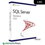 Microsoft SQL Server 2022 Standard Edition Retail Key 1 PC
