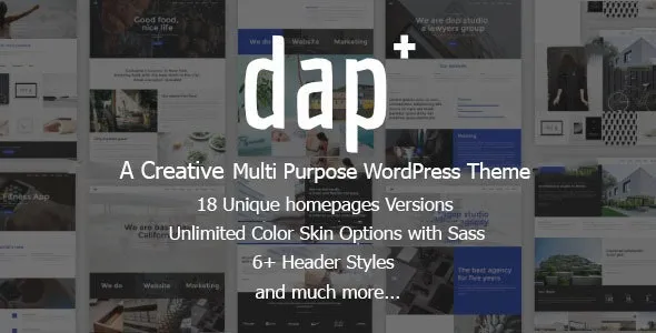 Dap - Creative MultiPurpose WordPress Theme