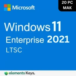 Windows 11 Enterprise LTSC 2021 MAK Key 20 PC