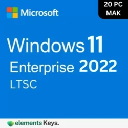 Windows 11 Enterprise LTSC 2022 MAK Key 20 PC