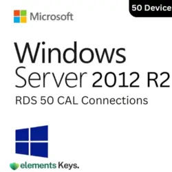 Windows Server 2012 R2 Remote Desktop Services Device Connections 50 CAL