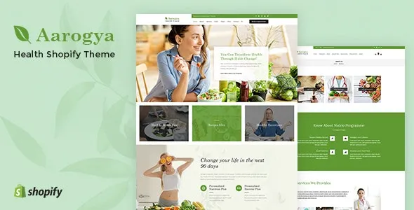 Aarogya | Healthcare Nutrition and Wellness Shopify Theme