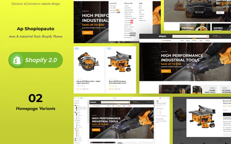 Ap Shopiopauto - Auto & Industrial Tools Shopify Theme