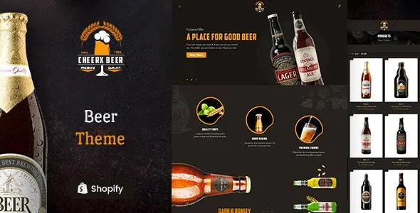 Cheerx - Alchocol & Liquor Store Shopify Theme