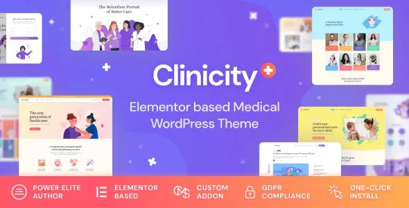 Clinicity - Health & Medical Elementor Theme