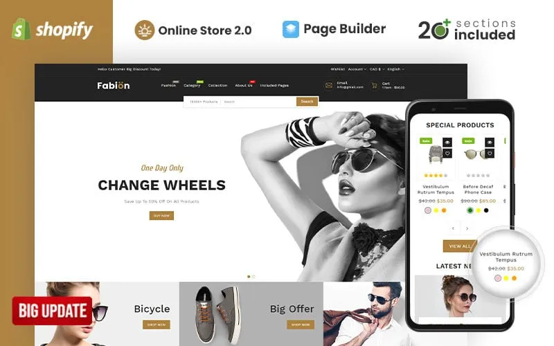 Fabion Fashion Store Shopify Theme