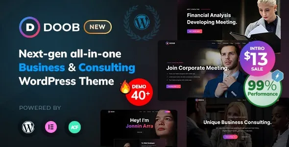 Doob - Business & Consulting WordPress Theme