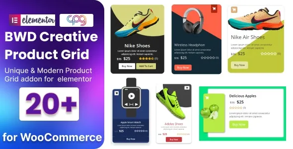 WooCommerce Product Grid addon for elementor