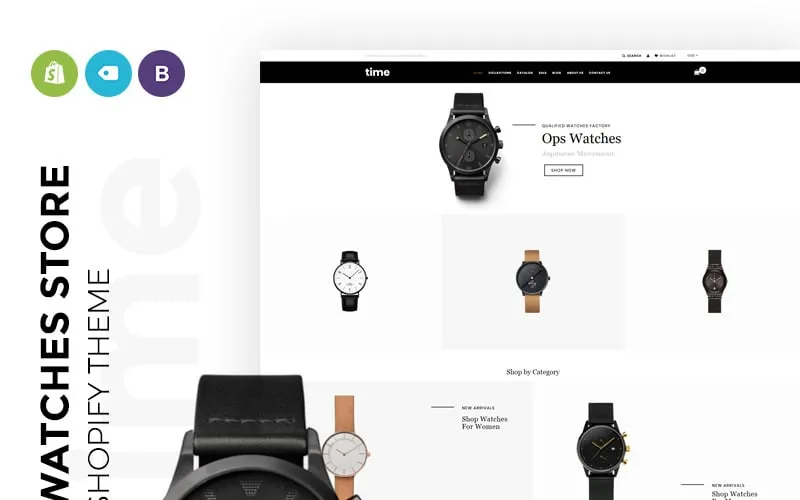 time - Laconic Clock Store Shopify Theme