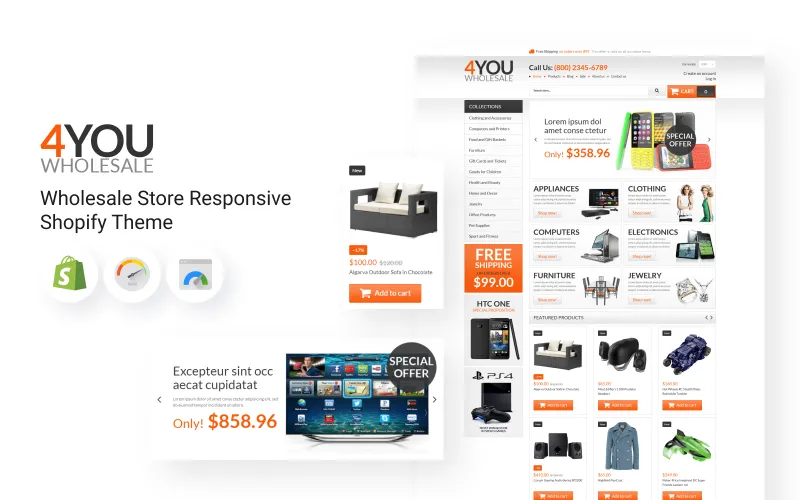 Wholesale Store Responsive Shopify Theme