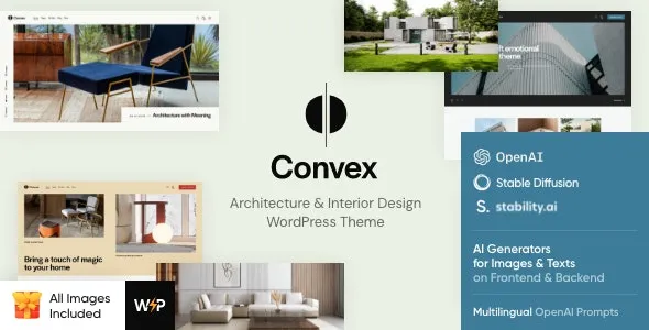 Convex - Architecture & Interior Design WordPress Theme