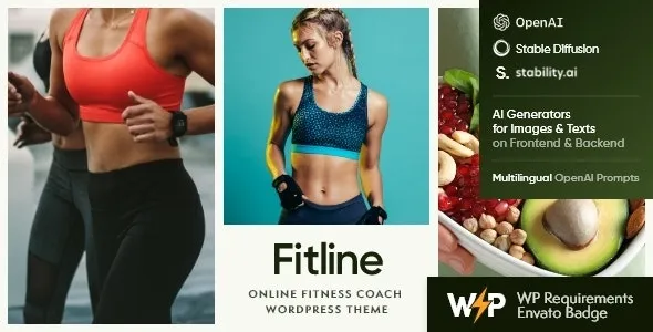 FitLine — Online Fitness Coach WordPress Theme