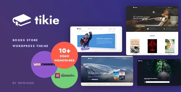 Tikie – Book Store WooCommerce WordPress Theme