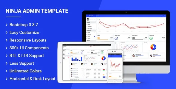 Ninja - Responsive Admin Dashboard Template