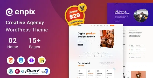 Enpix | Digital Agency Creative Portfolio Theme