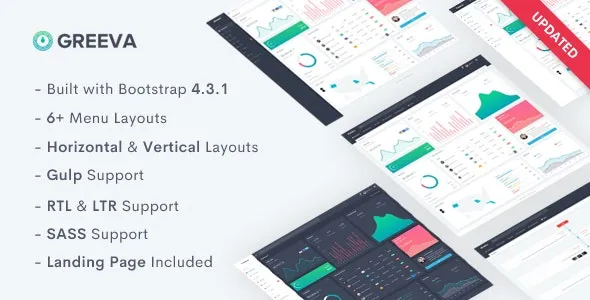 Greeva - Admin & Dashboard Template