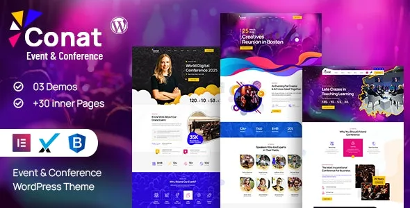 Conat | Event & Conference WordPress Theme + RTL Ready