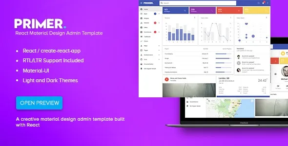Primer - React Material Design Admin Template