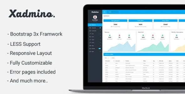 Xadmino – Admin & Dashboard Template