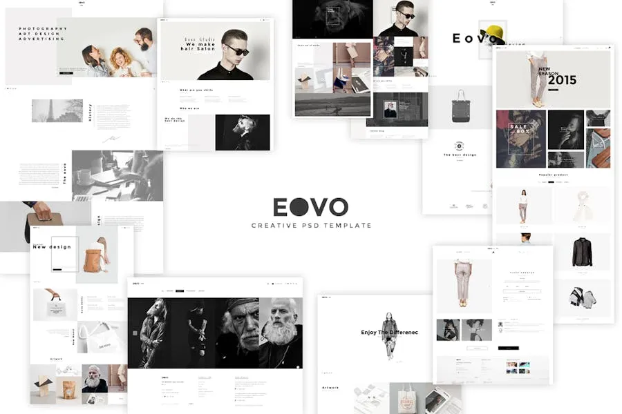 EOVO – Creative PSD template