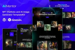 AiMentor – AI Image Generator Website Elementor Template Kit