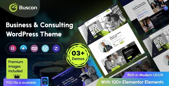 Buscon - Consulting Business WordPress Theme