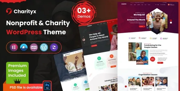 Charityx - Charity & Nonprofit WordPress Theme