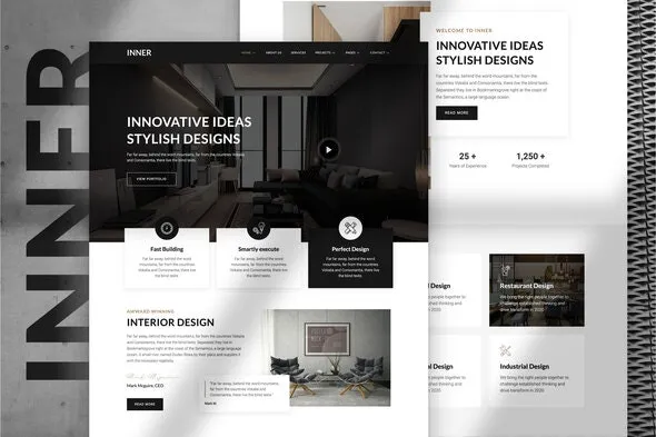 Inner – Interior Design & Architecture Template Kit