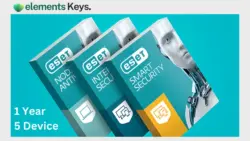 ESET Internet Security/NOD32 AntiVirus Key 5 Device 1 Year