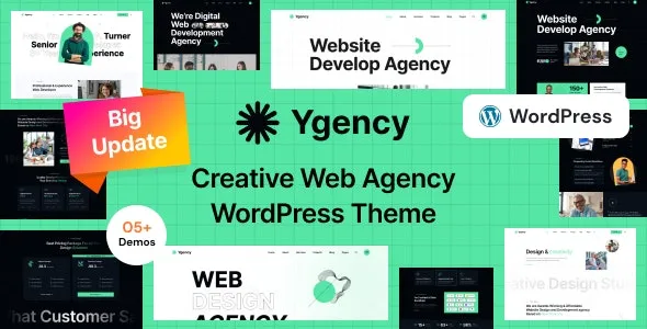 Ygency - Web Design Agency Elementor WordPress Theme