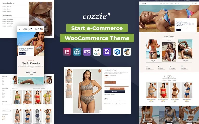 Cozzie - Bikini, Swimwear, and Underwear WooCommerce Responsive Theme