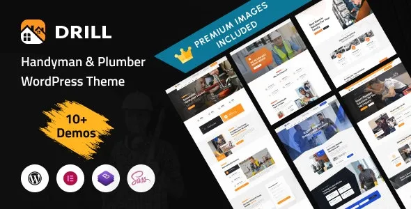 Drill - Handyman & Plumber Services WordPress Theme