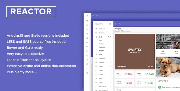 Reactor - Bootstrap Admin Template