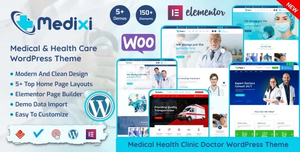 Medixi - Doctor & Medical Care WordPress Theme