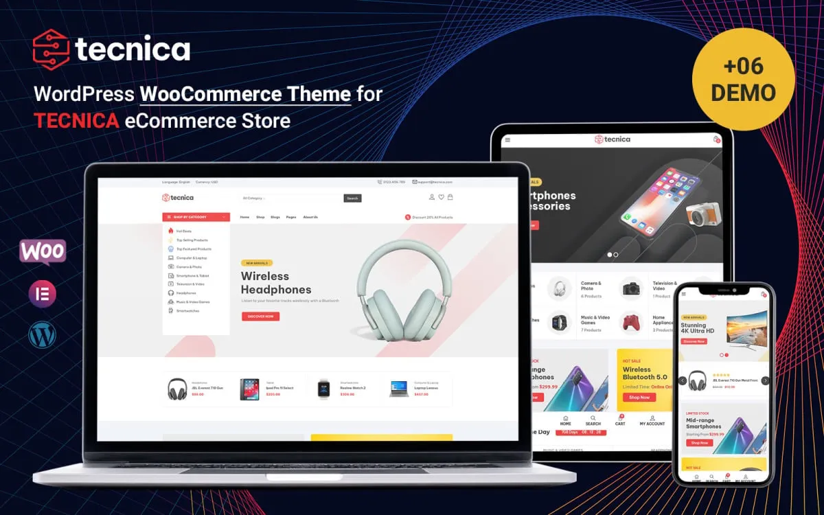 Tecnica - Electronic Multipurpose WooCommerce Theme