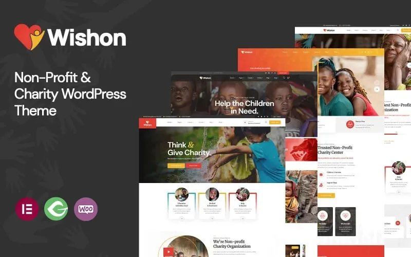 Wishon - Non-Profit & Charity WordPress theme